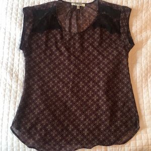 Sheer sleeveless top